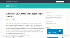 Desktop Screenshot of geek001.wordpress.com