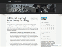 Tablet Screenshot of commdegarcon.wordpress.com