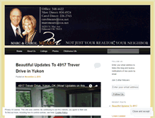 Tablet Screenshot of marcmears.wordpress.com