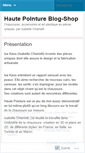 Mobile Screenshot of hautepointure.wordpress.com