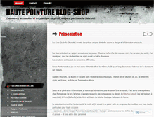 Tablet Screenshot of hautepointure.wordpress.com