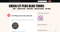 Desktop Screenshot of chicklitplusblogtours.wordpress.com