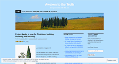 Desktop Screenshot of projectawake.wordpress.com