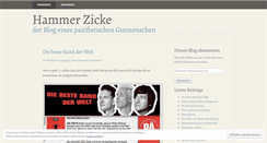 Desktop Screenshot of hammerzicke.wordpress.com
