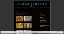 Desktop Screenshot of jonathanthecarpenter.wordpress.com