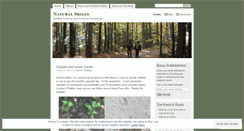 Desktop Screenshot of naturalskills.wordpress.com