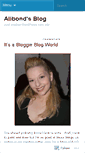 Mobile Screenshot of alibond.wordpress.com