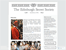 Tablet Screenshot of edinburghsecretsociety.wordpress.com