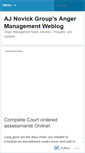 Mobile Screenshot of angermanagementonline.wordpress.com