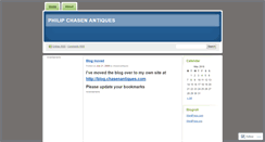 Desktop Screenshot of chasenantiques.wordpress.com