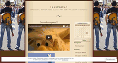 Desktop Screenshot of ikasinging.wordpress.com