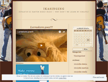 Tablet Screenshot of ikasinging.wordpress.com