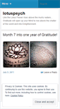 Mobile Screenshot of lotuspsych.wordpress.com