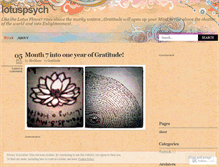 Tablet Screenshot of lotuspsych.wordpress.com