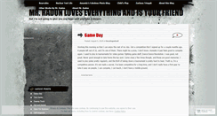 Desktop Screenshot of misterradon.wordpress.com