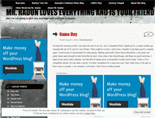 Tablet Screenshot of misterradon.wordpress.com