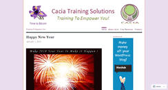 Desktop Screenshot of caciatrainingsolutions.wordpress.com
