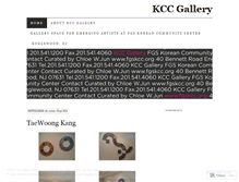 Tablet Screenshot of kccgallery.wordpress.com