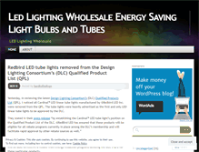 Tablet Screenshot of ledlightingwholesale.wordpress.com