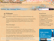 Tablet Screenshot of phoenixkinesiology.wordpress.com