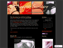 Tablet Screenshot of naughtysecretary.wordpress.com