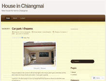 Tablet Screenshot of houseinchiangmai.wordpress.com