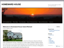 Tablet Screenshot of homewardhouse.wordpress.com