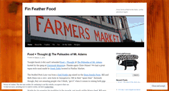 Desktop Screenshot of finfeatherfood.wordpress.com