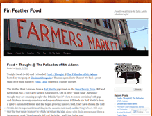 Tablet Screenshot of finfeatherfood.wordpress.com