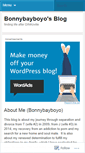 Mobile Screenshot of bonnybayboyo.wordpress.com