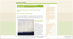Desktop Screenshot of freewarecenter.wordpress.com