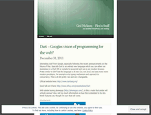Tablet Screenshot of gednickson.wordpress.com