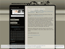 Tablet Screenshot of brideandco.wordpress.com