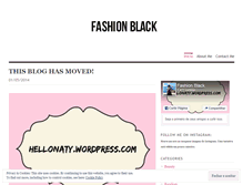 Tablet Screenshot of fashionblack.wordpress.com