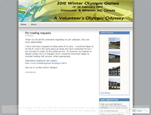 Tablet Screenshot of olympicvolunteer.wordpress.com