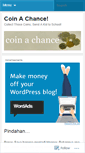 Mobile Screenshot of coinachance.wordpress.com