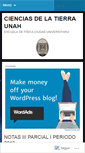 Mobile Screenshot of cienciasdelatierraunah.wordpress.com