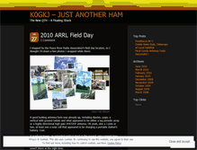 Tablet Screenshot of k0gkj.wordpress.com