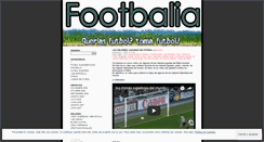 Desktop Screenshot of footbalia.wordpress.com