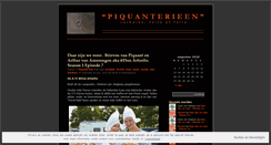 Desktop Screenshot of piquanterieen.wordpress.com