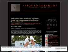 Tablet Screenshot of piquanterieen.wordpress.com