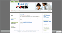 Desktop Screenshot of doubletakesoftware.wordpress.com