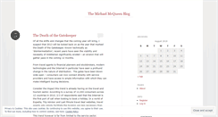 Desktop Screenshot of michaelmcqueenblog.wordpress.com
