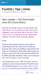 Mobile Screenshot of funorber.wordpress.com