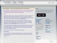 Tablet Screenshot of funorber.wordpress.com