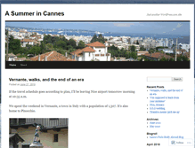 Tablet Screenshot of cannesofsunshine.wordpress.com