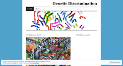 Desktop Screenshot of geneticdiscrimination.wordpress.com