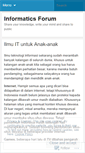 Mobile Screenshot of foruminformatika.wordpress.com