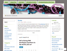 Tablet Screenshot of baublebabble.wordpress.com