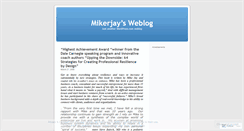 Desktop Screenshot of mikerjay.wordpress.com